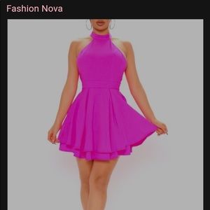 Fashion nova pink mini dress